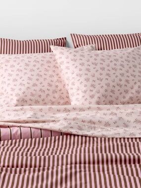 OnHand! Hollister Target Twin Percale Sheet Set Ditsy Floral Pink College Dorm
